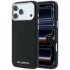 Etui Karl Lagerfeld Grained Elongated Logo MagSafe do iPhone 18 Pro Max / 17 Pro Max czarny