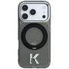 Etui Karl Lagerfeld IML Ring Stand 360 Kameo Metal MagSafe do iPhone 18 Pro Max / 17 Pro Max czarny