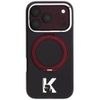 Etui Karl Lagerfeld IML Ring Stand 360 Kameo Metal MagSafe do iPhone 18 Pro Max / 17 Pro Max burgundowy