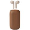 Lexon Speakerbuds Słuchawkibezprzewodowe z głośnikiem bluetooth brązowy/camel LA127C