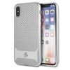 Mercedes MEHCPXHACASI iPhone X/Xshard case srebrny/silver Real Carbon Dynamic