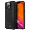 Mercedes MEHCP13XCDOBK iPhone 13 Pro Max6,7" czarny/black hardcase Leather Perforated Area