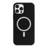 Mercury MagSafe Silicone iPhone 12 ProMax 6.7" czarny/black
