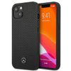 Mercedes MEHCP13MDELBK iPhone 13 / 14 / 15 6.1" czarny/black hardcase Leather Perforated