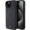 Mercedes MEHMP15S23RCMK iPhone 15 / 14/ 13 6.1" czarny/black hardcase Smooth Leather MagSafe