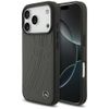 Etui Mercedes Leather Large Laurel Leave MagSafe do iPhone 17 Pro antracyt