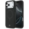 Etui Mercedes Plain Smooth Leather       MagSafe do iPhone 17 Pro Max czarny