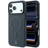 Etui Mercedes Leather 3D MagSafe do iPhone 18 Pro / 17 Pro antracytowy