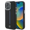 Mercedes MEHMP16X23SUMBK iPhone 16Pro Max 6.9" czarny/black hardcase Silicone Blue Stripe MagSafe