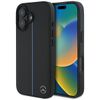 Mercedes MEHMP16S23RURBK iPhone 16 6.1" czarny/black hardcase MB Blue Line Leather MagSafe