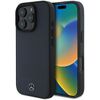 Mercedes MEHMP16X23RBARV iPhone16 Pro Max 6.9" granatowy/navy hardcase Textured And Plain Leather MagSafe