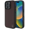 Mercedes MEHMP16X23RBGVR iPhone16 Pro Max 6.9" czerwony/red hardcase MB Wood Imitation Leather MagSafe