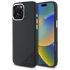 Mercedes MEHMP16L23SUGDK iPhone 16 Pro   6.3" czarny/black hardcase Silicone Tonal Logo Wood Pattern MagSafe