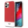 Mini MIHCP12MPCUBIRE iPhone 12/12 Pro6,1" czerwony/red hard case Stripe Collection