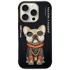 Nimmy etui iPhone 16 Pro Max 6.9"        czarny/black Glasses Cool Dog