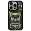 Nimmy etui iPhone 15 Pro 6.1"            czarny/black Cool&Cute 2.0 Dog