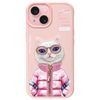 Nimmy etui iPhone 15 6.1" różowy/pink    Cool&Cute 2.0 Cat