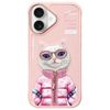 Nimmy etui iPhone 16 6.1" różowy/pink    Cool&Cute 2.0 Cat