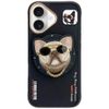 Etui Nimmy Glasses Cool Dog MagSafe do   iPhone 16 czarny