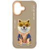 Etui Nimmy Glasses Cool Dog do iPhone 17 beżowy