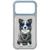 Etui Nimmy Glasses Cool Dog do iPhone 17 Pro szary