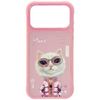 Etui Nimmy Cool&Cute 2.0 Cat do iPhone   17 Pro Max różowy
