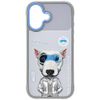 Etui Nimmy Cool&Cute 2.0 Dog do iPhone   17 szary