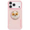 Etui Nimmy Glasses Cool Dog MagSafe do   iPhone 17 Pro różowy