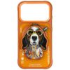 Etui Nimmy Cool&Cute 2.0 Dog do iPhone   17 Pro Max z magnetyczną zawieszką pomarańczowy