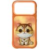Etui Nimmy Big Eyed Pet 2.0 Cat do       iPhone 17 Pro Max pomarańczowy