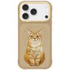 Etui Nimmy Lucky Fashion Cat MagSafe do iPhone 17 Pro brązowy