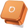 Adapter samochodowy Ottocast CP88-T Mini Cube CarPlay Bluetooth pomarańczowy