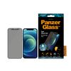 PanzerGlass E2E Super+ iPhone 12 MiniCase Friendly AntiBacterial Microfracture Privacy czarny/black
