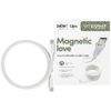 Kabel empower by PanzerGlass Magnetic 240W USB-C do USB-C 1.5m srebrno biały