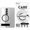 Etui CARE by PanzerGlass Feature Black   Kickstand & QI do Samsung Galaxy S25 przezroczysty