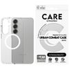Etui CARE by PanzerGlass Flagship Urban  Combat White QI do Samsung Galaxy S25+ przezroczysty