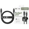 Kabel empower by PanzerGlass Racing 60W USB-C do USB-C 1.2m czarny