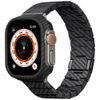 Pasek PITAKA Carbon Fiber Modern do      Apple Watch 1/2/3/4/5/6/7/8/9/10/11/SE/SE 3/Ultra/Ultra 2/Ultra 3 czarno szary