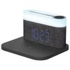 Proove 3w1 Lampka nocna + budzik Day & Night LED 1200mAh 3W z ład. indukcyjną 15W szary/dark gray