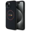 Red Bull RBHMP14S24PUILVR iPhone 14 6.1" hardcase granatowy/navy Leather Red Ring MagSafe