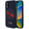 Etui Red Bull HC Silicone ORBR20 Logo    Red Lining do iPhone 16 MagSafe granatowy