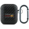 Etui Red Bull PU Carbon Logo do AirPods 1/2 czarny