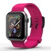 SuperDry Watchband Apple Watch 42/44/45/49 mm Series 1/2/3/4/5/6/7/8/SE/SE2/Ultra/Ultra2 Silicone różowy/pink 41680