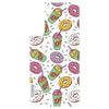 Panel Samsung GP-TOU021HOOPW do etuiFrame Cover do Galaxy S22+ Simpsons Donut biały/white