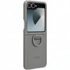 Etui Samsung EF-PF741TJEGWW Z Flip6 F741 / Z Flip7 FE szary/gray Silicone Case with Ring