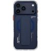 Etui Skinarma Haxa do iPhone 17 Pro Max  Magnetic Charging + Grip Stand niebieski
