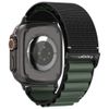 Pasek Spigen WBF1 do Apple Watch         6/7/8/9/10/11/SE/SE 3/Ultra 1/Ultra 2/ Ultra 3 44/45/46/49mm czarno-zielony
