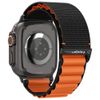 Pasek Spigen WBF1 do Apple Watch         6/7/8/9/10/11/SE/SE 3/Ultra 1/Ultra 2 44/45/46/49mm czarno-pomarańczowy