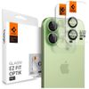 Osłona aparatu Spigen Optik Pro Glas.TR  "EZ FIT" Camera Protector 2szt do iPhone 17 / 16 / 16 Plus zielony