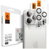 Osłona aparatu Spigen Optik Pro Glas.TR  "EZ FIT" Camera Protector 2szt do iPhone 17 Pro Max / 16 Pro / 16 Pro Max srebrny